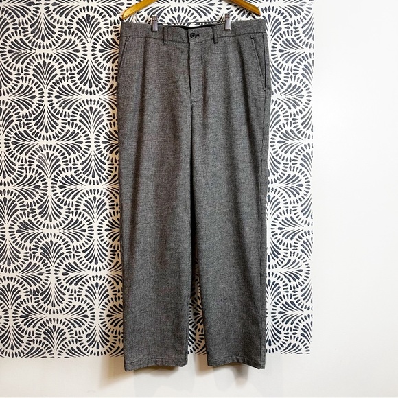J. Crew Other - J. Crew Classic Relaxed Houndstooth Flannel Wool Blend  Pants TINY FLAW
